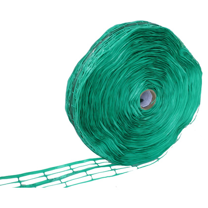 Markeringsnät Grön med söktråd, Bredd 10cm Längd 500m